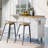 Kitchen Cart With Rubber Wood Drop-Leaf Countertop, Storage Cabinet, 3 Drawers & 5 Wheels, Perfect For Additional Prep Space And Organization-156524164