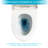 Ceramic Toilet With Fully Glazed Surface - Smooth, Easy To Maintain Cleanliness One Piece Exterior, Wipe Clean-127800310