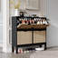24 Pair Shoe Storage Cabinet