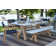 Fleur 74" Rectangular 7 - Person Dining Set