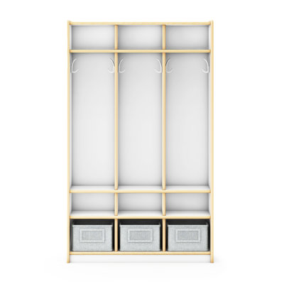EdQ 3-Section Locker - Natural