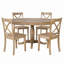 Ensemble de table de salle à manger moderne 5 pièces pour 4