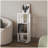FM FURNITURE Modoc Bookcase In Melamine With Open Storage, White-1279522972
