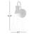 Tonya Steel Armed Sconce-522602904