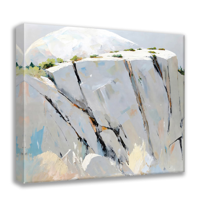 Half-Dome-Cliffs  Giclee on Gallery Wrapped Canvas, 24" H x 24" W