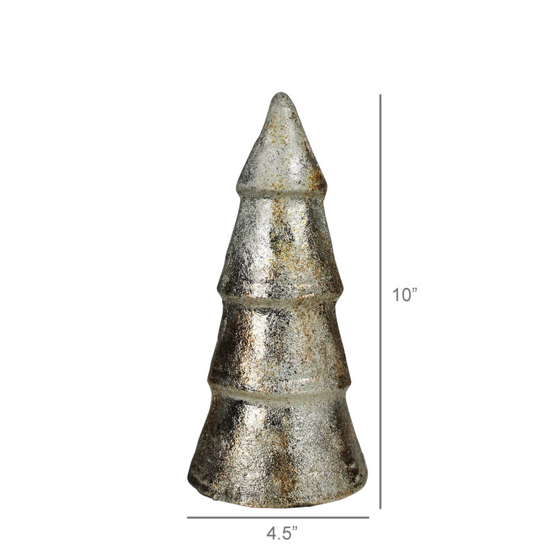 Arbre, aluminium - Lrg, H 10 po x l 4,25 po x P 4,5 po