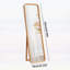 Miroir pleine grandeur en bois-303701387