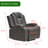 38.6" Wide Transitional Leather Manual Recliner-128983765