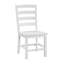 De 2 chaises d'appoint en bois blanc, capacité de poids de 250 lb