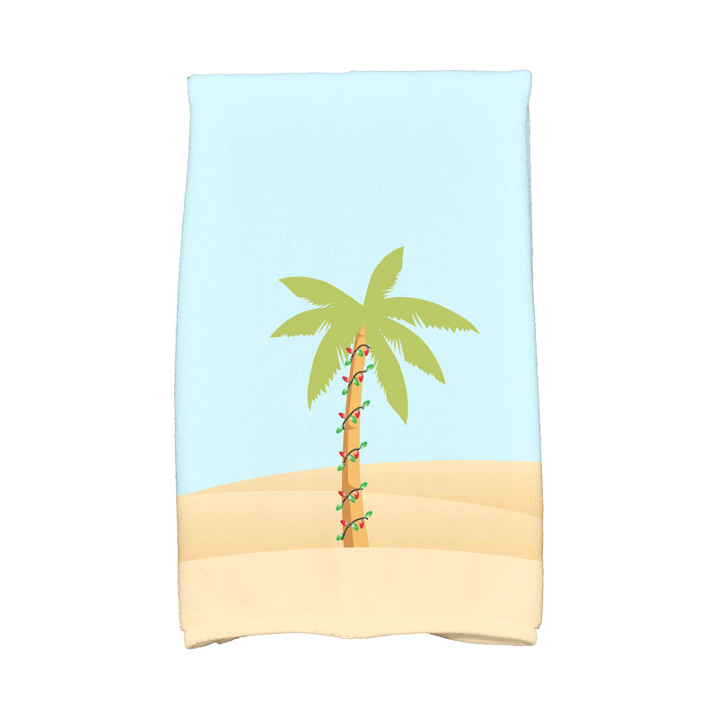 Coastal Hand Towel, Light Blue