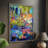 FLORAL Series DCVI Framed Print - Solid Wood-87737454
