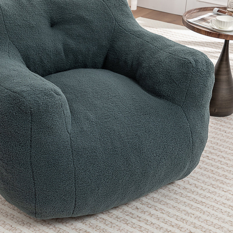 Bean Bag Chair, Light Green Teddy