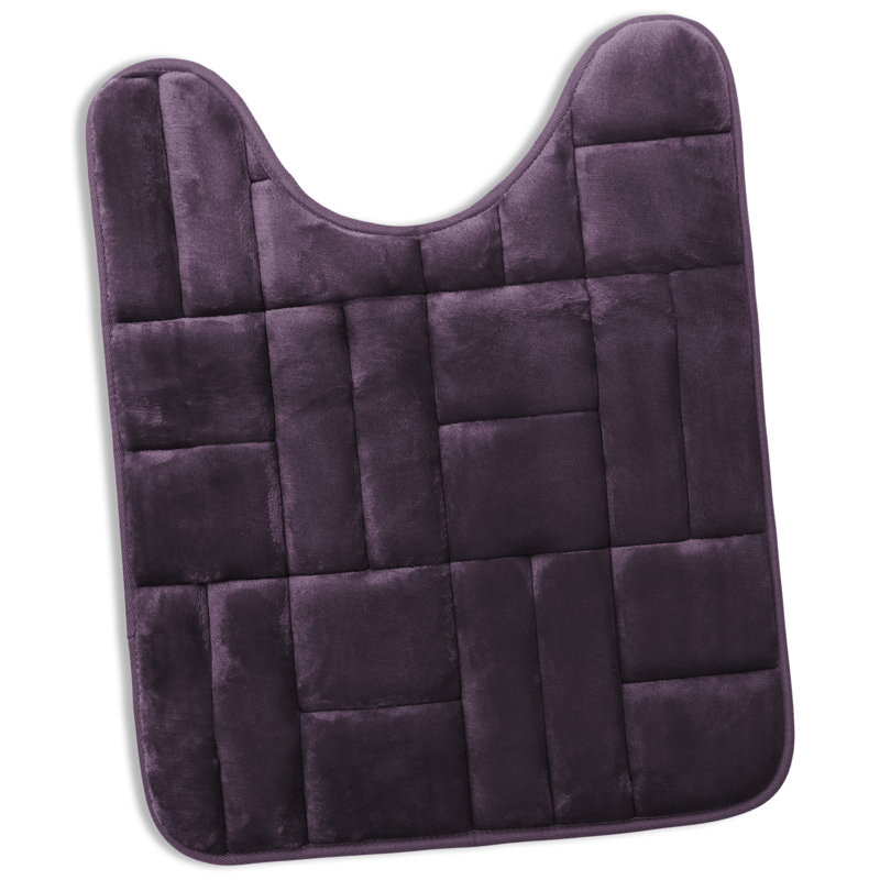 Tapis de sol en mousse viscoélastique absorbante ultra doux, Mauve aubergine