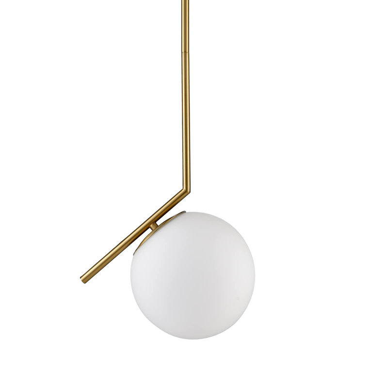 1 - Light Gold Single Pendant