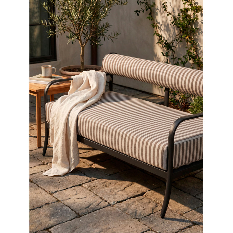 Ashley Childers X Surya Antibes Loveseat, Brown
