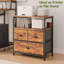 Birkner 58cm W Metal Bedside Table