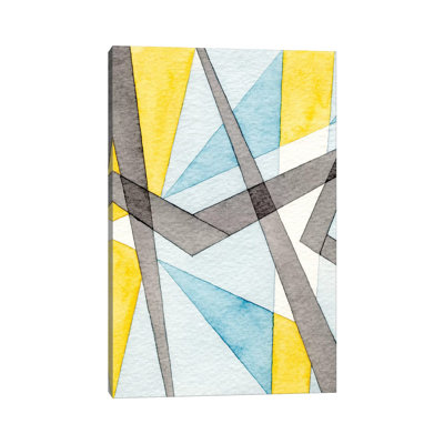 Converging Angles I by Nikki Galapon - Wrapped Canvas Painting