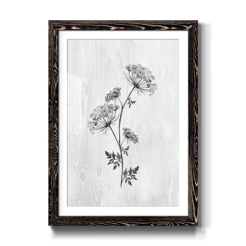 " Fields Of Green I " Painting Print, 37.5" H x 27.5" W x 1" D, Black