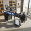 L-Shaped Metal Base Computer Desk-386128481