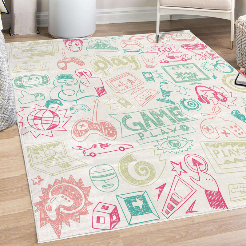 Tapis décoratif Tamarind, Rectangle 4 pi x 5 pi 5 po