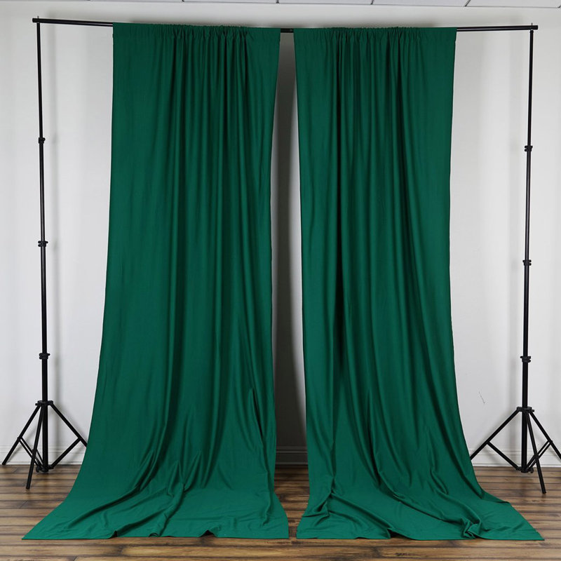 Panneau de rideau simple obscurcissant Antion, 56 po x 96 po, Vert