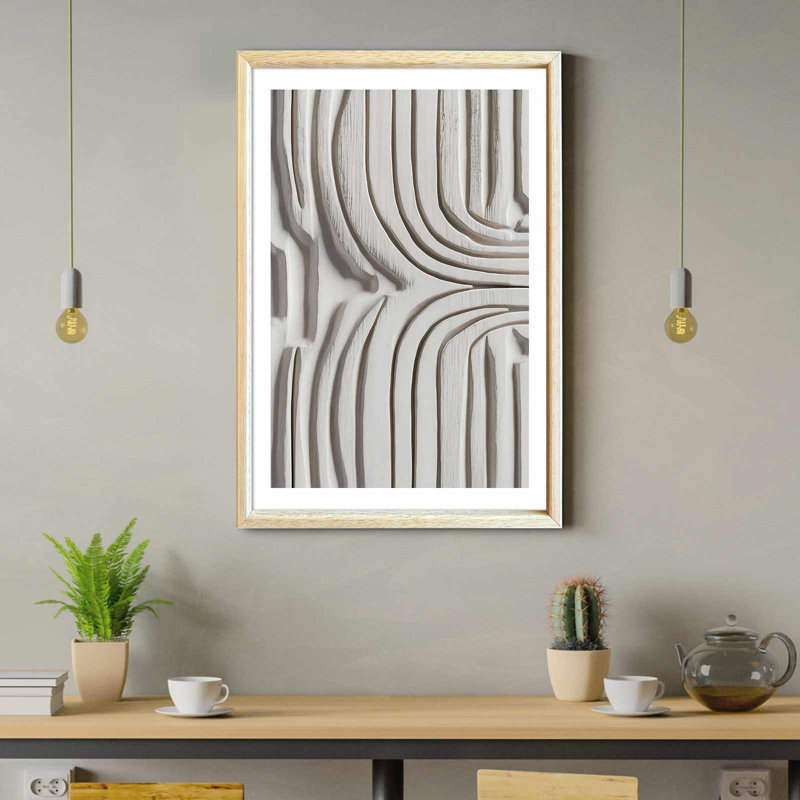 Élégante peinture décorative en panneau de fibres à densité moyenne, 16,5 po x 24,4 po | Cadre 100% bois massif (épaisseur: 0,8 pouce), œuvre d'art imprimée aux UV sur panneau de fibres à densité moyenne à 100% (épaisseur: 0,1 pouce) | Parfait pour la décoration intérieure, le salon et le bureau