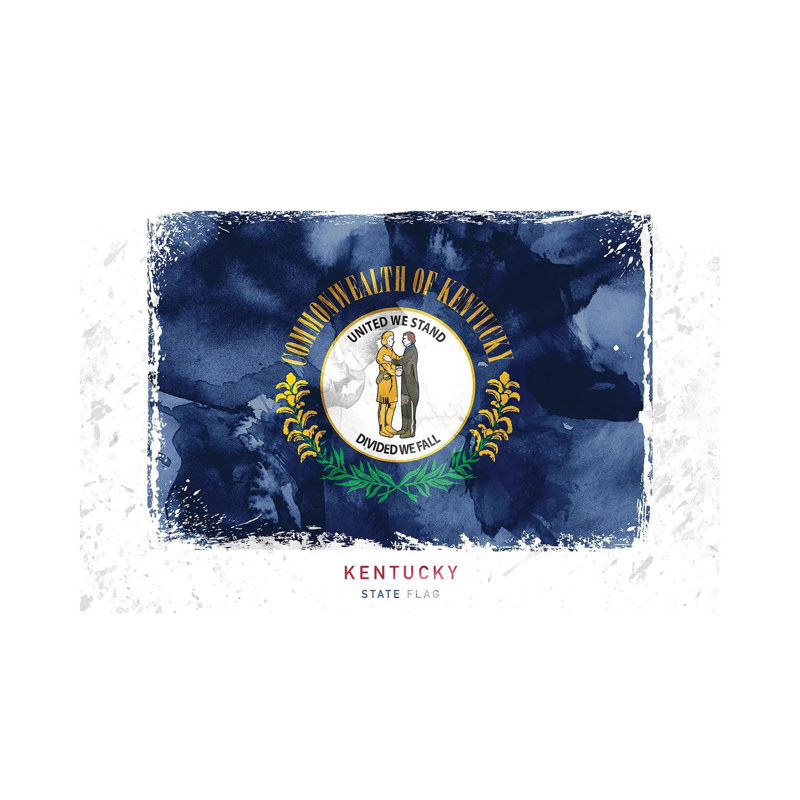 Kentucky - Wrapped Canvas Painting, 30.48 cm H x 45.72 cm W