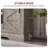 TV Stand For Tvs Up To 65" With 2 Sliding Barn Doors-994551926