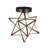Glass Semi Flush Mount