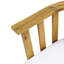 Fauteuil club d'extérieur en bois d'acacia (sans la table)