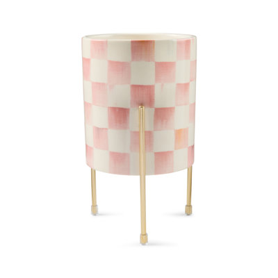 Rosy Check Tabletop Planter