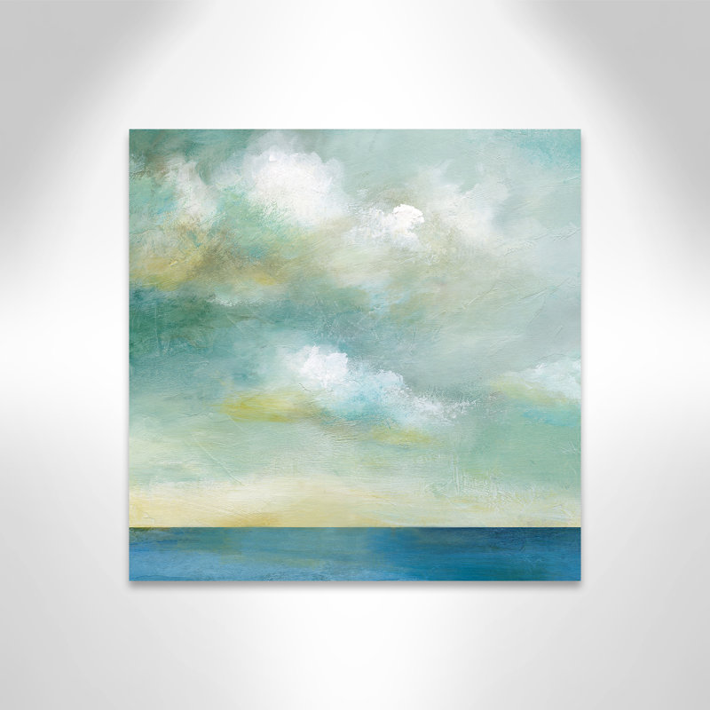 Cloudscape I - Peinture, Toile tendue, H 24 po x l 24 po x P 1,375 po