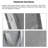 4 Pack Fabric Storage Bag, Clothes Storage, Blanket Storage Bags with Handle for Organizing Bedroom, Closet, 17.32"x11"x18.90"-1065828163