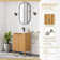 Mumbai 24" Single Bath Vanity in with Drop-In White Ceramic Basin Top
