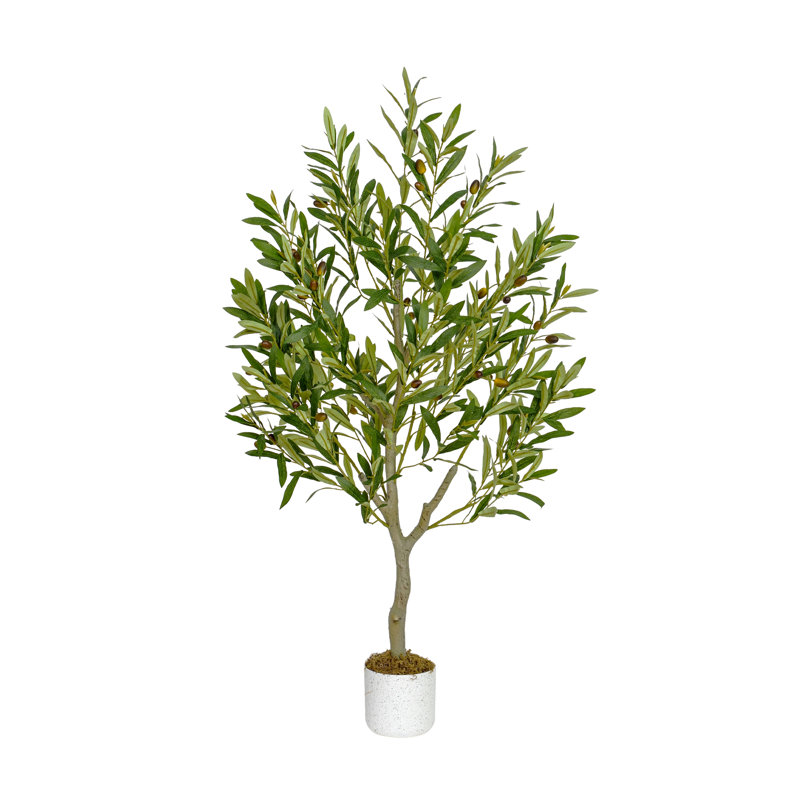 Andreita Faux Olive Tree in Pot, 100cm H  x 30cm W  x 30cm D