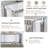 Clodoveo 47.24'' Glass Top Console Table-299762982-299762977