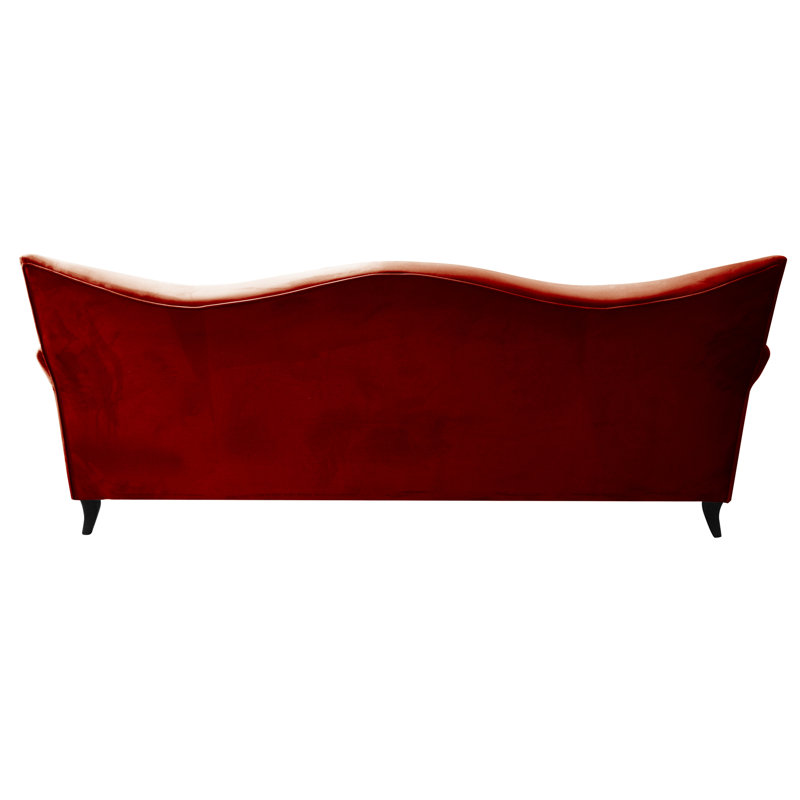 4 Seater Sofa, Burgundy