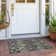 Machine Washable Indoor/Outdoor Cicel ACN1153 Black Rug