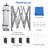 Aoodor Iron Pop-Up Canopy with Wheeled Storage Bag-85988823-90566761