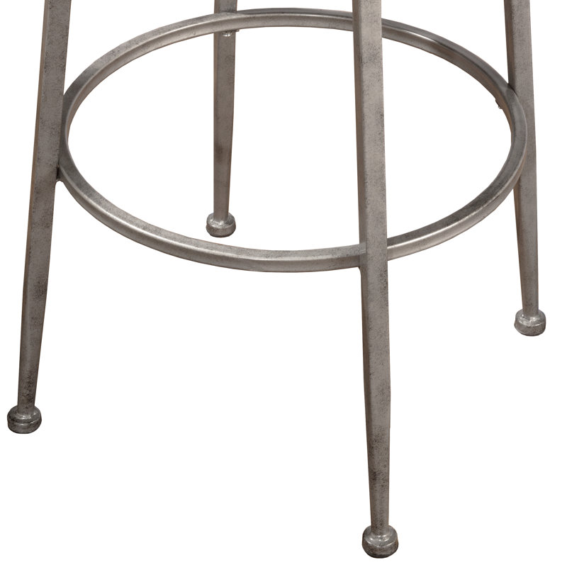 Dejhanae Swivel Upholstered Counter Stool with Metal Frame, Counter Stool (26" Seat Height)