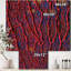 Red Tree Branches Context - reproduction d'art sur toile-55634056-55634055