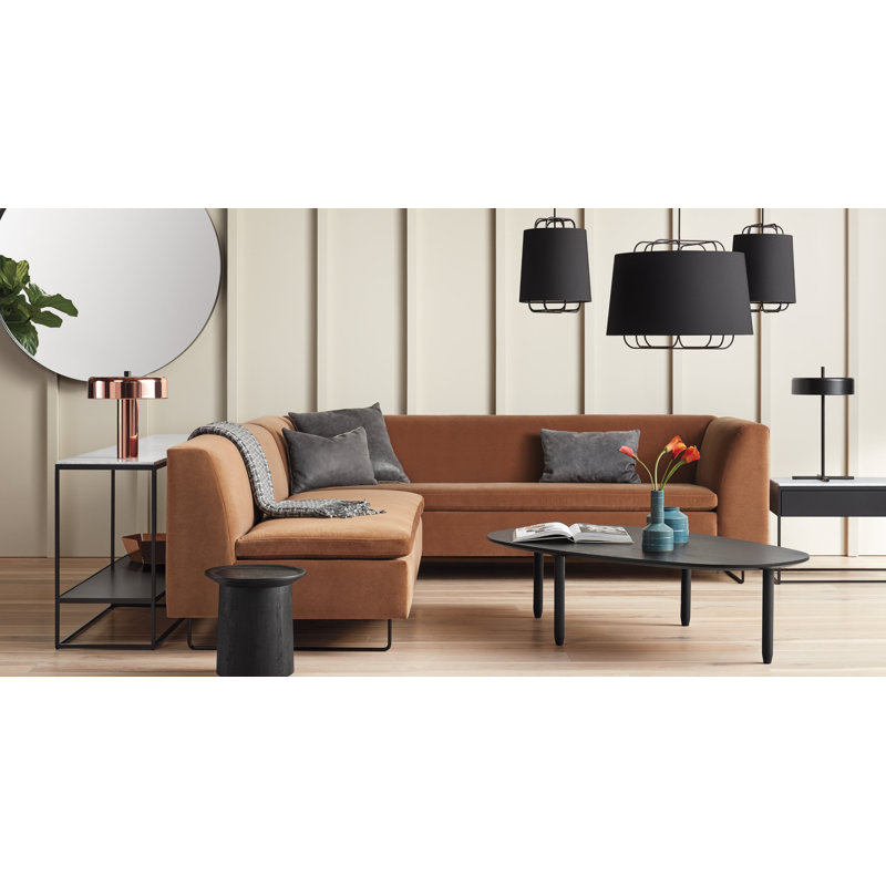 Swole Coffee Table, Black Ash