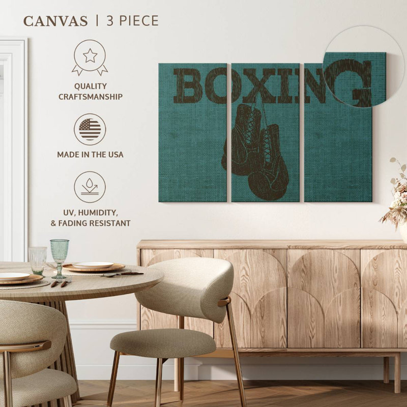 Sireci Boxing Typography, 32" H x 50" W