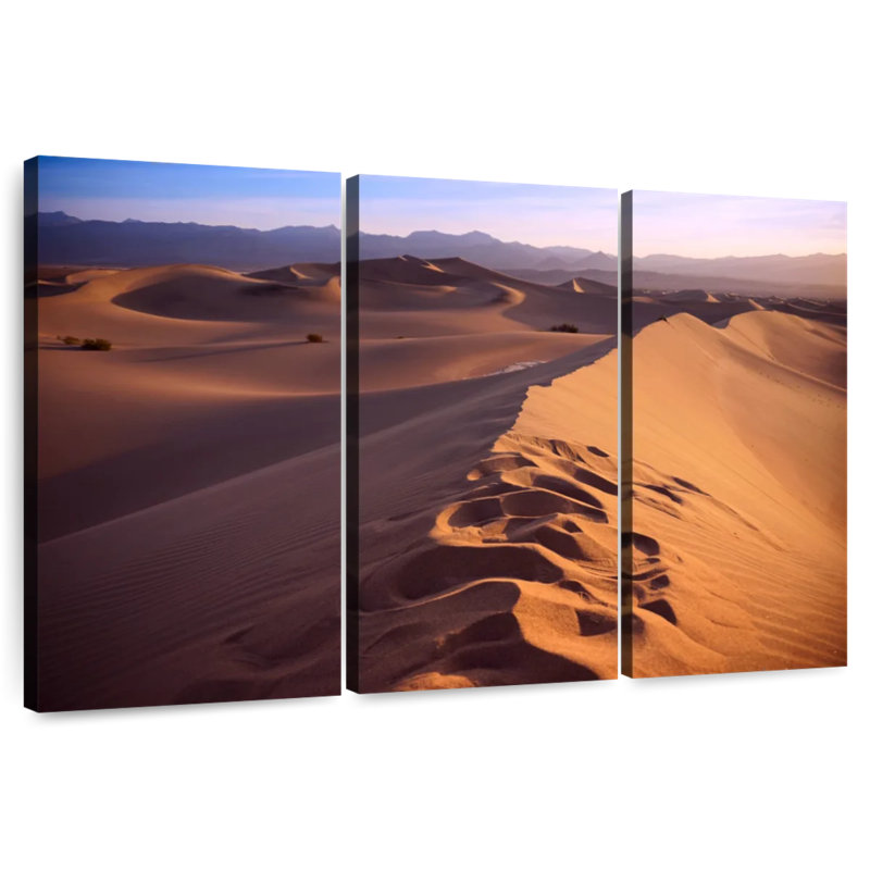 Coucher de soleil sur le désert d'Alvord Sahara, H 42 po x l 65 po