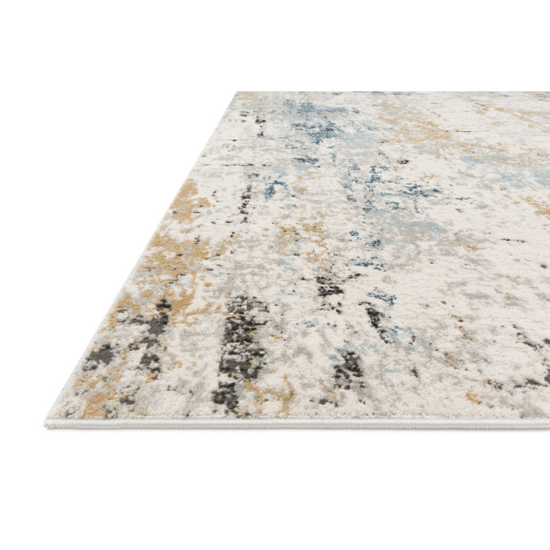 Riker Abstract Indoor Rug, Rectangle 3'4" x 5'7"