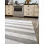 Tapis gris / blanc cassé en coton noué à la main Rinker-990274692