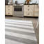 Tapis gris / blanc cassé en coton noué à la main Rinker-990274700