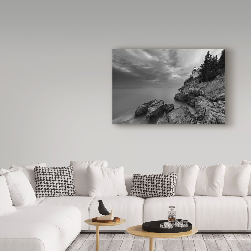 « bass harbor ambiance », reproduction de photo sur toile tendue, H 12 po x l 19 po