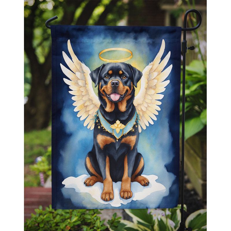Drapeau de jardin Rottweiler My Angel