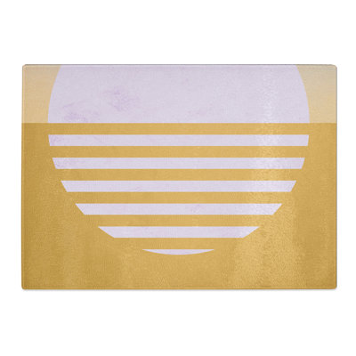 Abstract Sunset Chopping Board